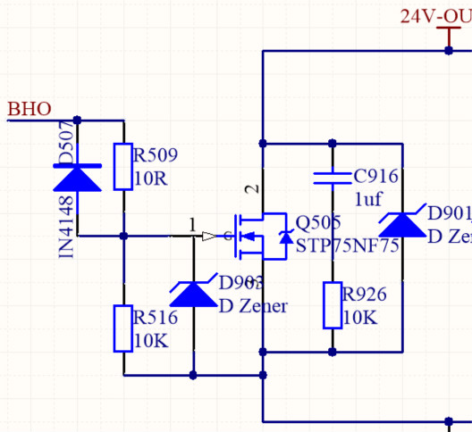 MOS管保護(hù)電路實測,分析
